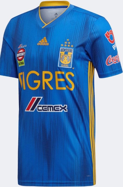 Camisa oficial Adidas Tigres UANL 2019 2020 II jogador
